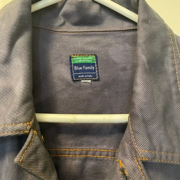 United Colors Of Benetton Lavender Jean Jacket - Picture 3 of 3